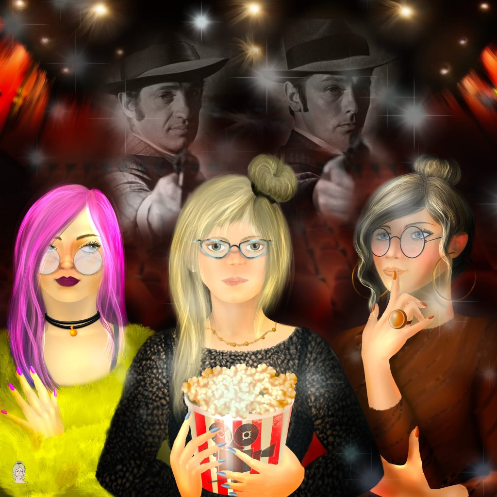 הציור CINEMAS של אנה פונדיק (צילום אנה פונדיק)
